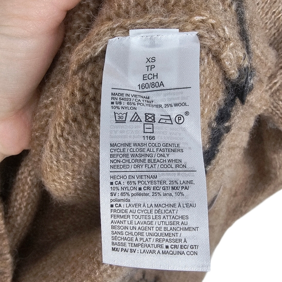 Old Navy #799654 Wool Blend Cardigan Sweater NWT XS - Picture 6 of 6